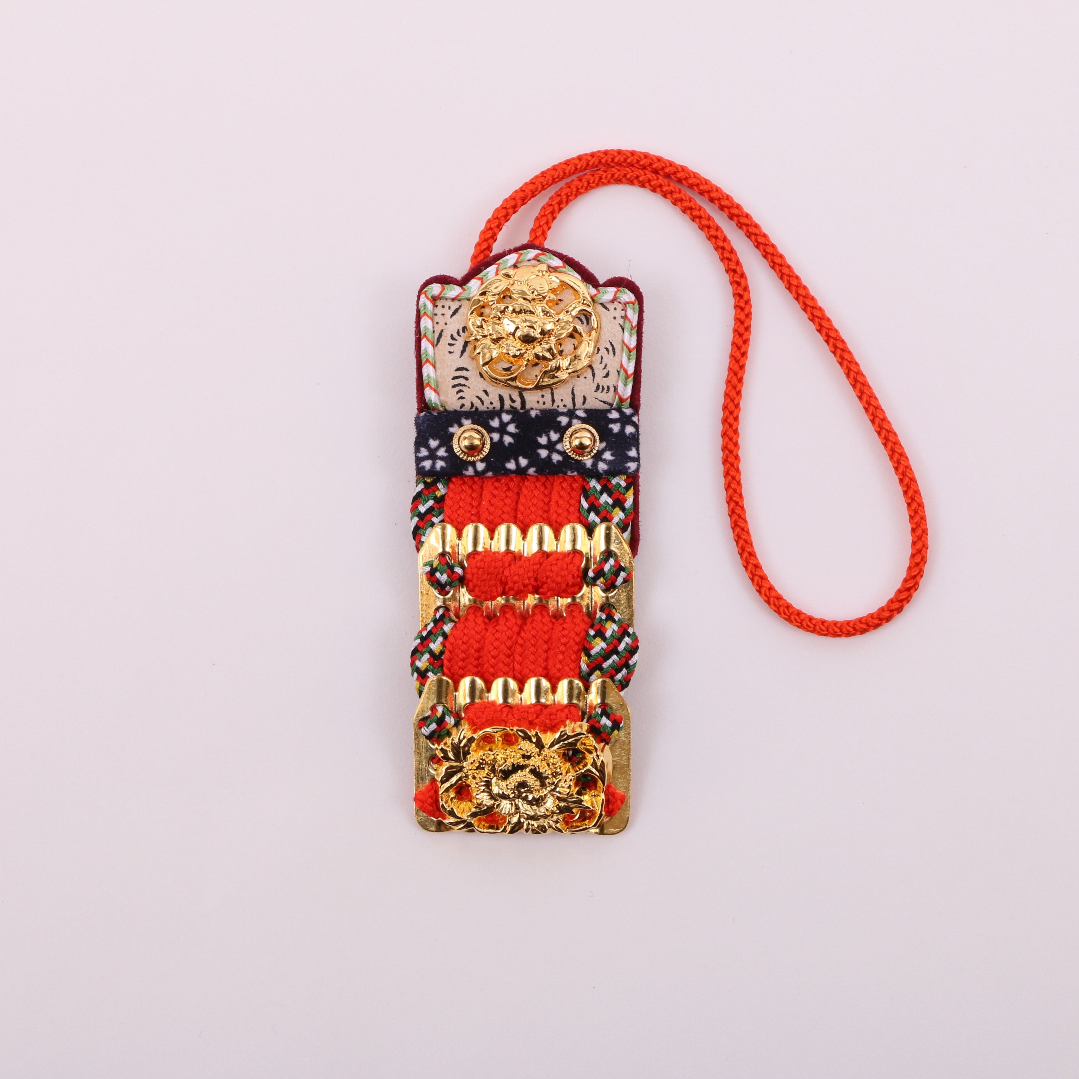 Accessorio armatura Nikitama Mini / Gold-foglio / treccia scarlatta