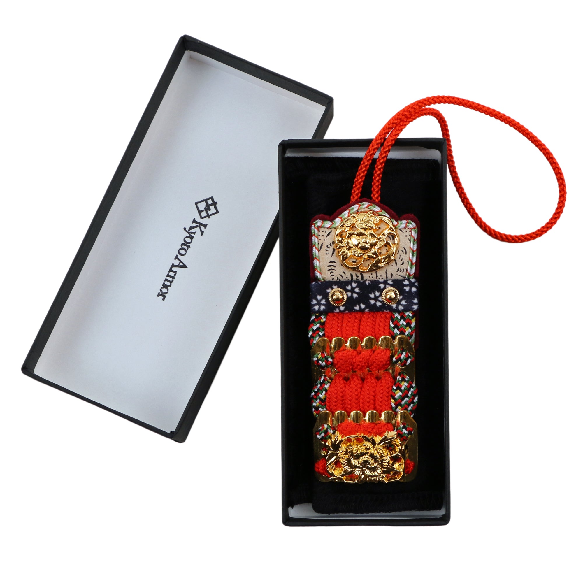 Accessorio armatura Nikitama Mini / Gold-foglio / treccia scarlatta