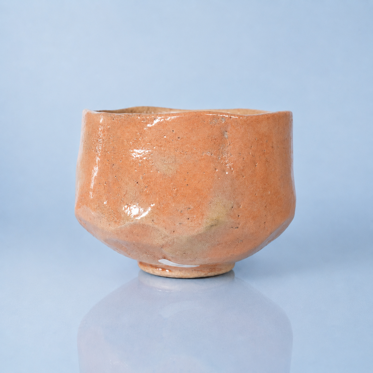 Raku Pottery / Tea Bowl / Red Clay 2