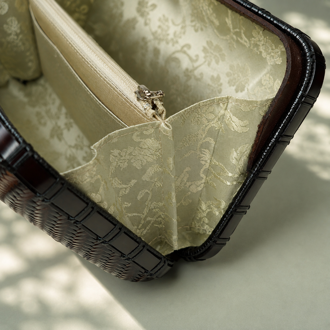 Sac d'embrayage en bambou