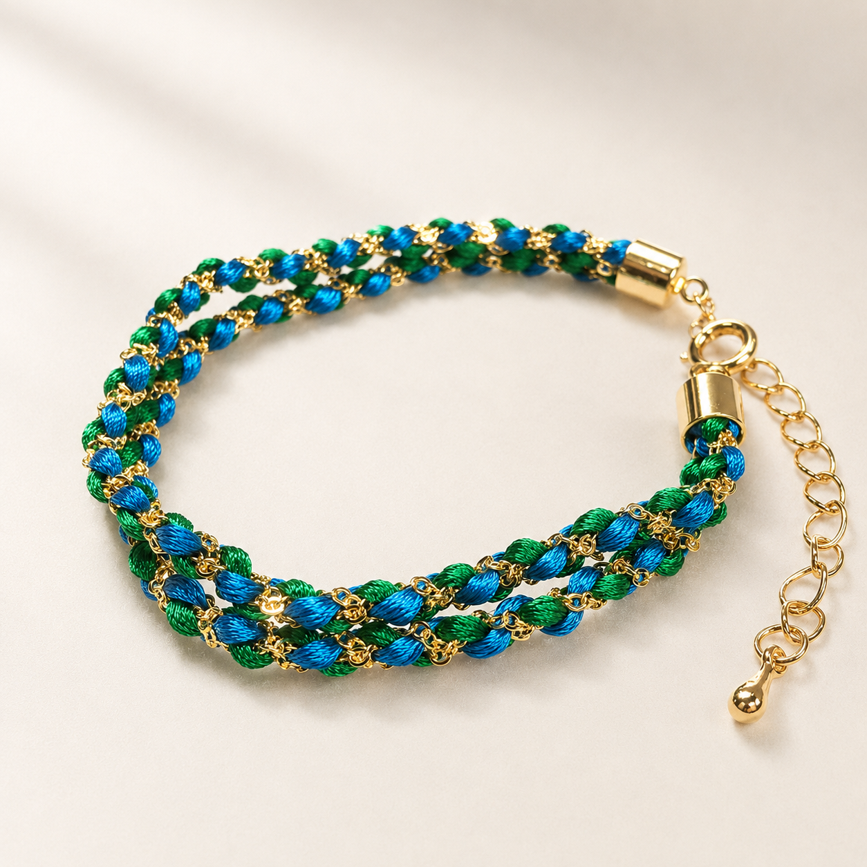 Iga trançada cabos / pulseira