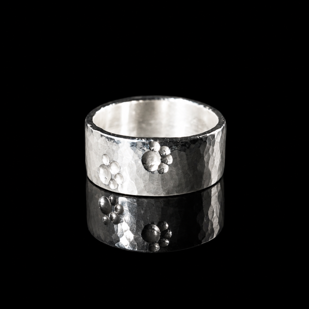 Silberring / Pfote