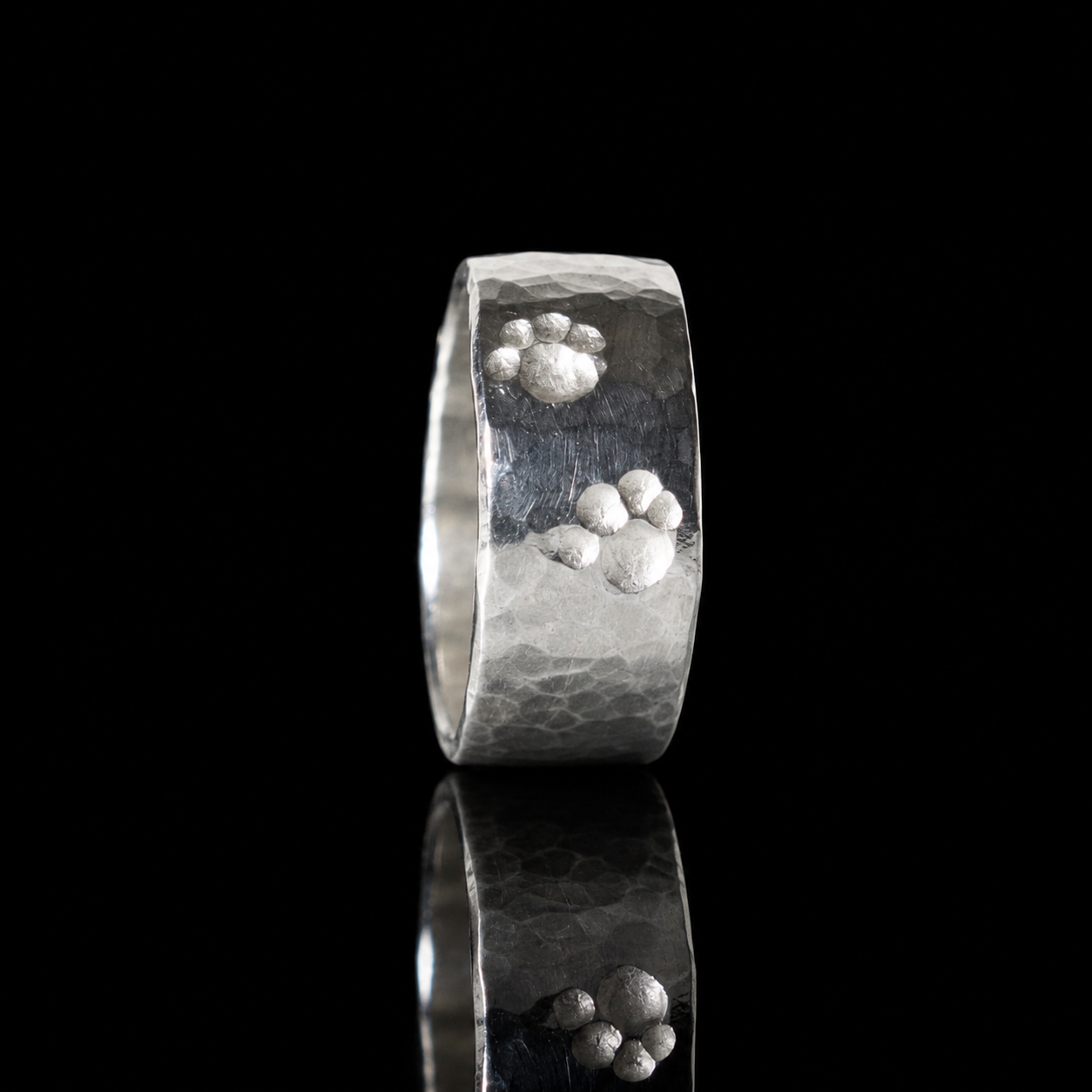 Silberring / Pfote