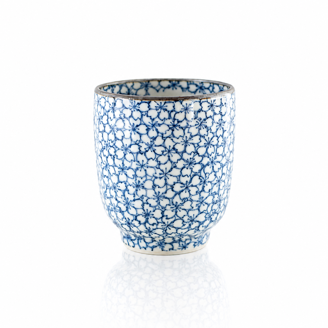 Kyoto Teacup / Blue Cherry Blossom