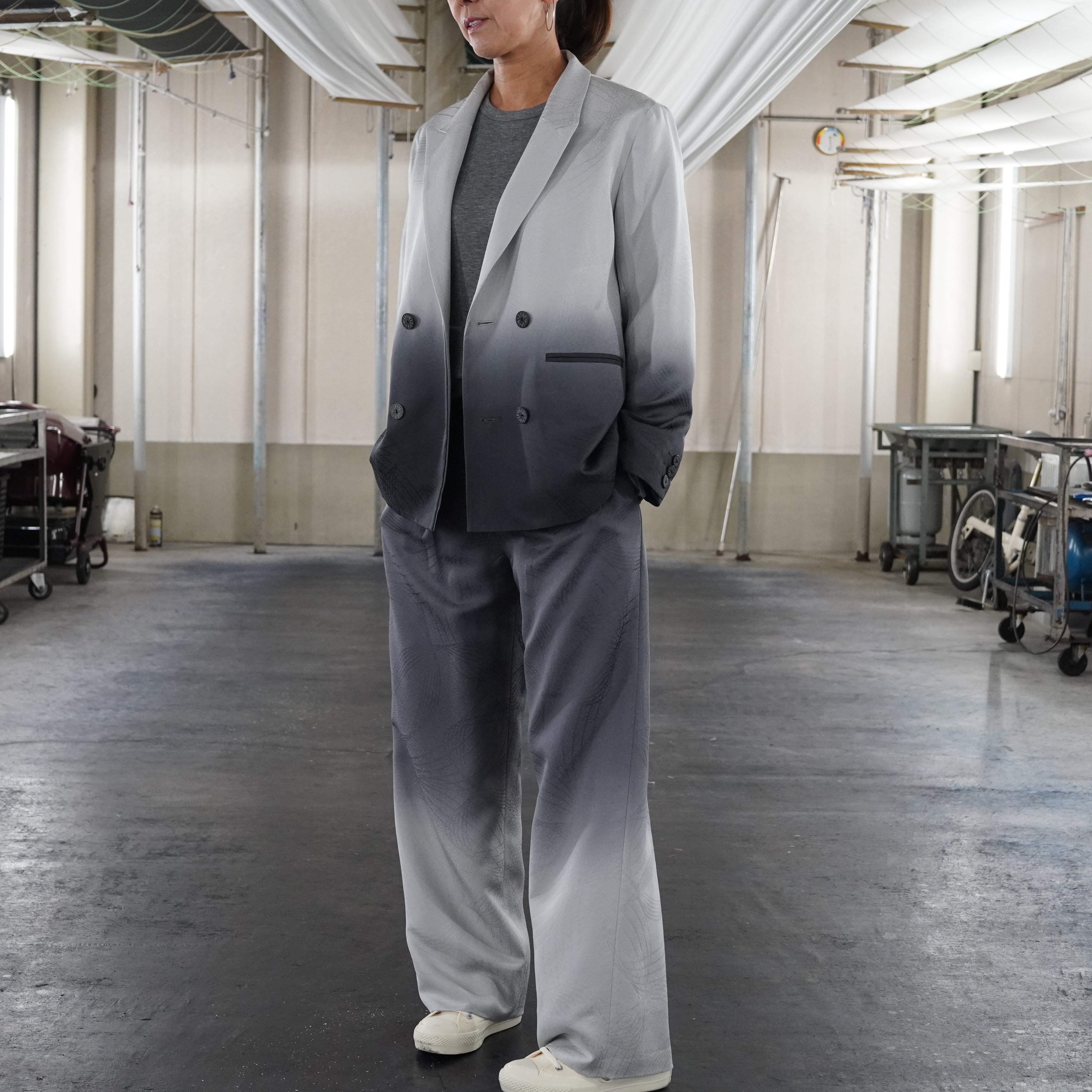 Women's Suit / Kyo-Yuzen Silk / Double-breasted