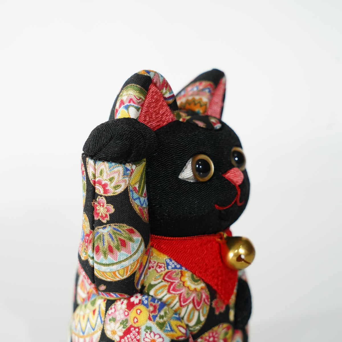 Manekineko Dolls / Classic Plump / Black Floral