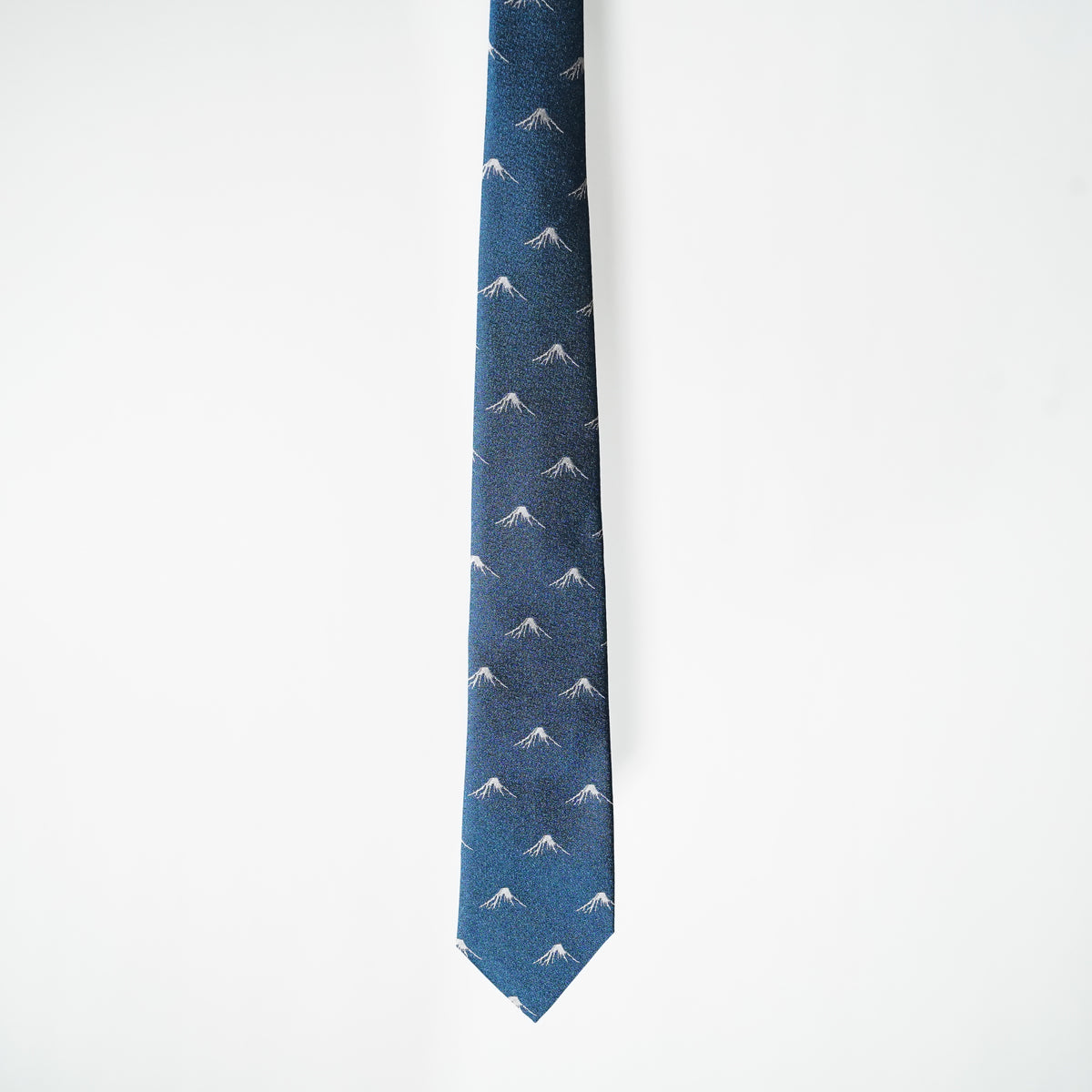 Silk Tie / Mt.Fuji / Single Crest / Blue