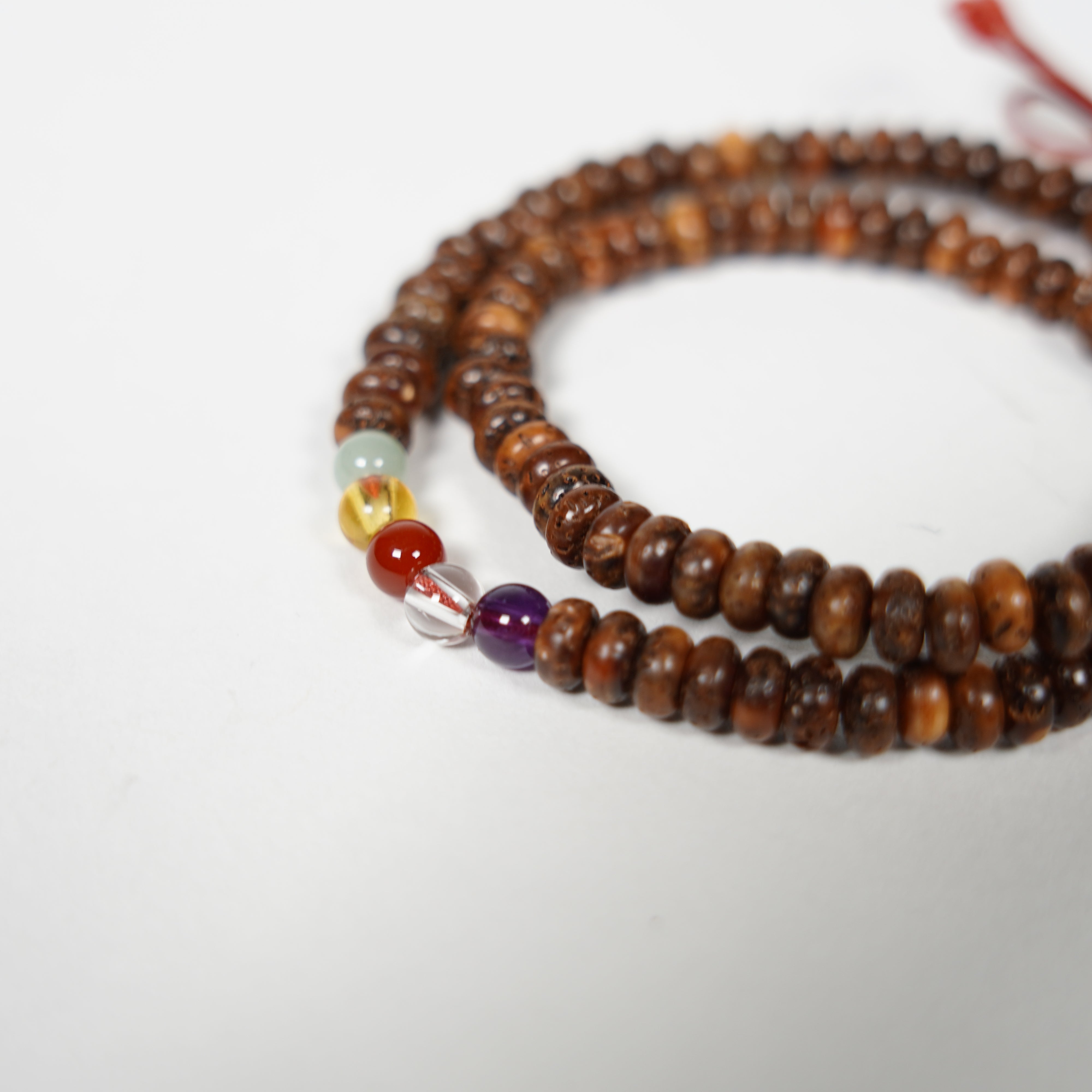 Goshiki Niren Nenju / Black / 108 Beads