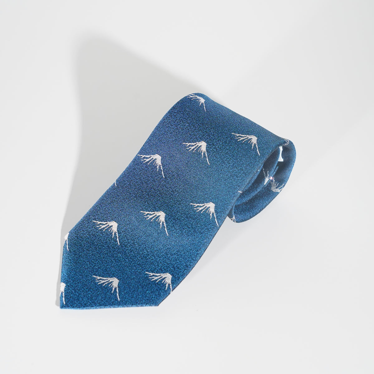 Silk Tie / Mt.Fuji / Single Crest / Blue