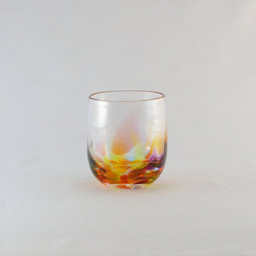 Rainbow Colored Rock Glass