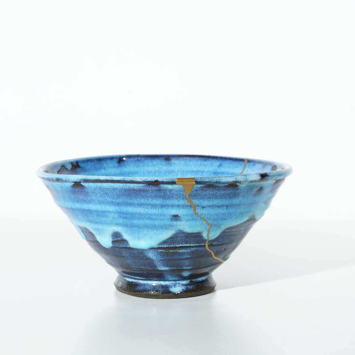Kintsugi Bowl / Blue Lightning