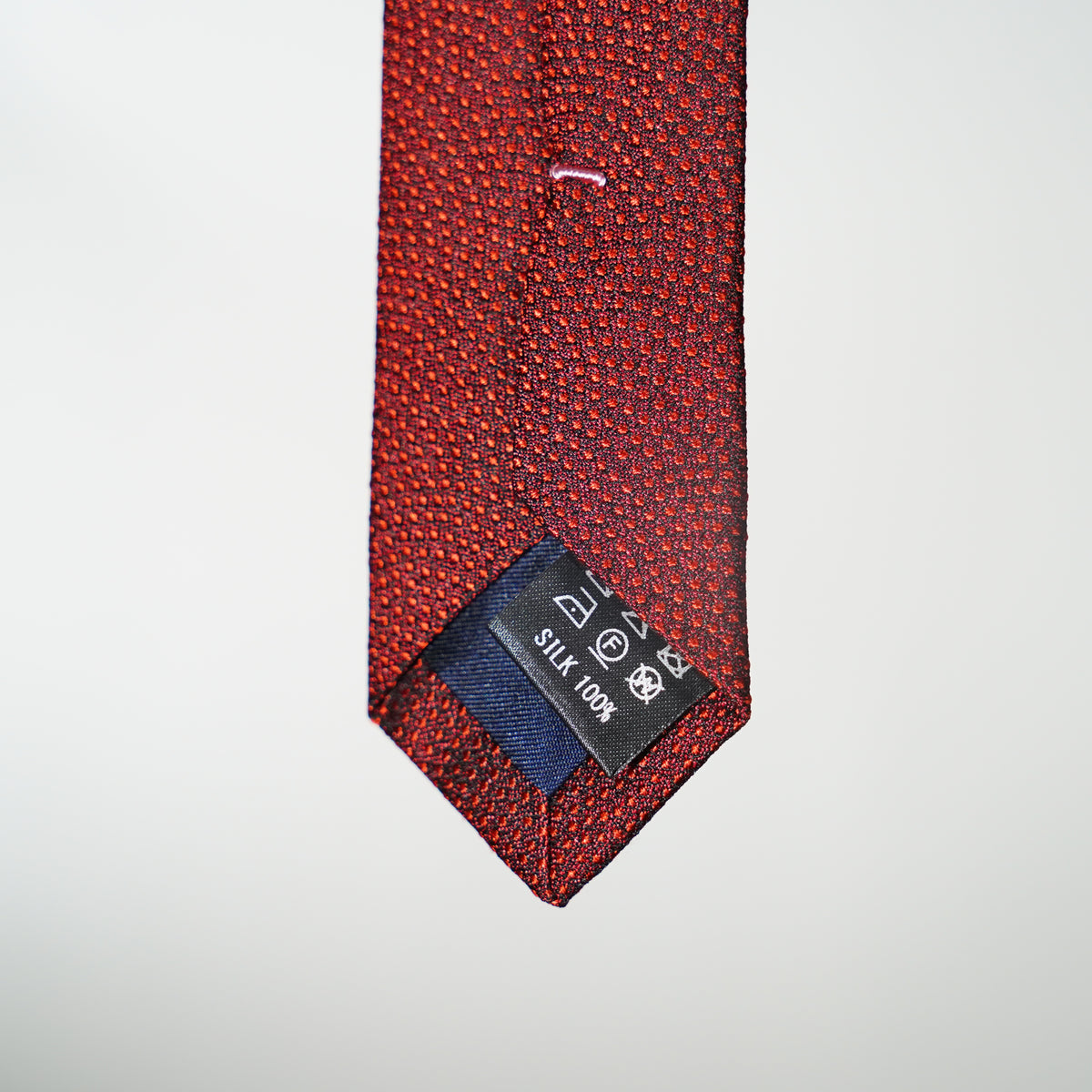 Silk Tie / Mt.Fuji / Crimson & Gold