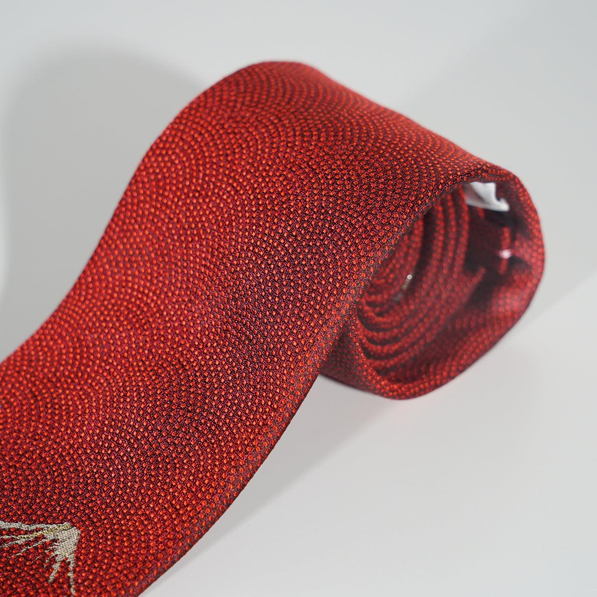 Silk Tie / Mt.Fuji / Crimson & Gold