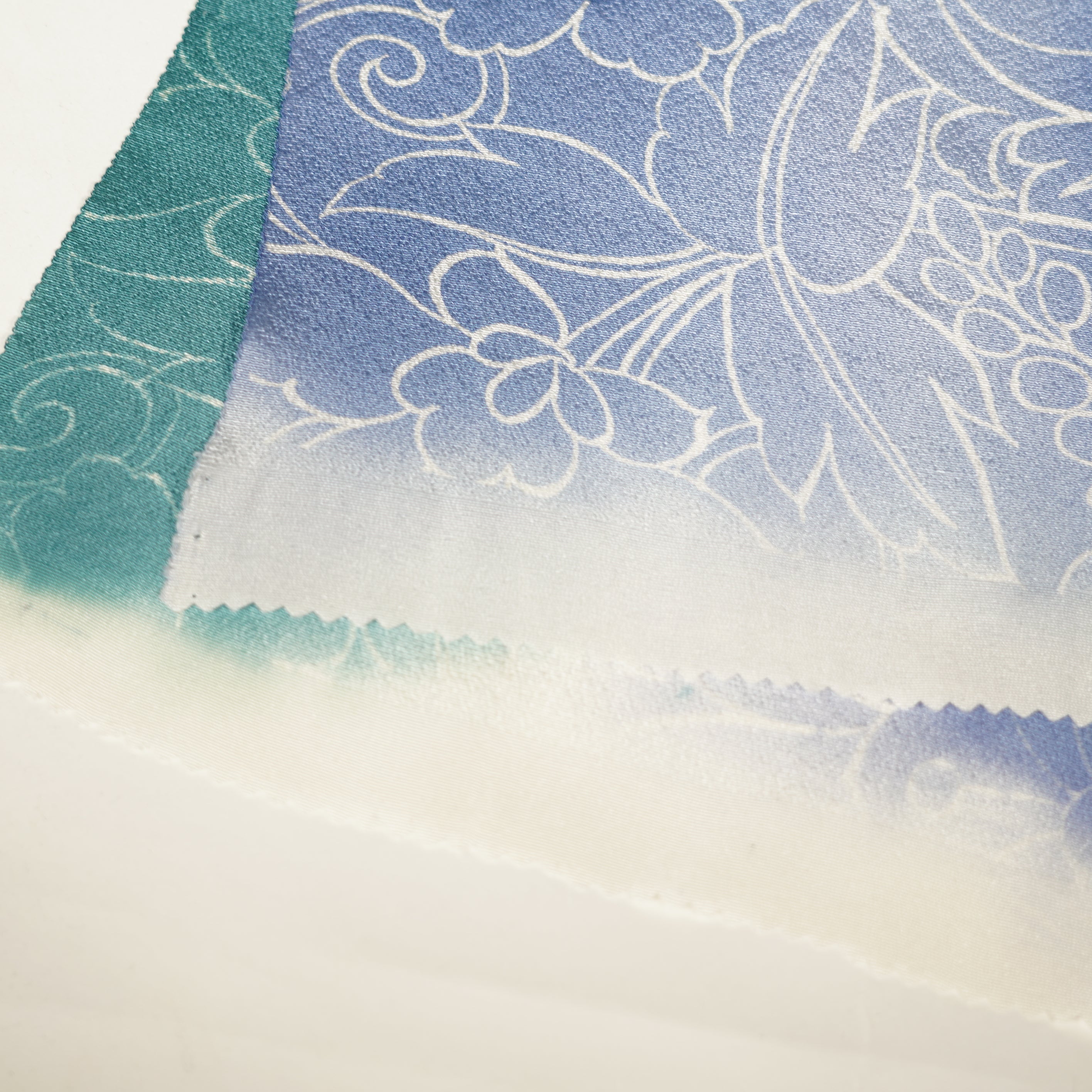 Kyo-Yuzen Scarf / Blue