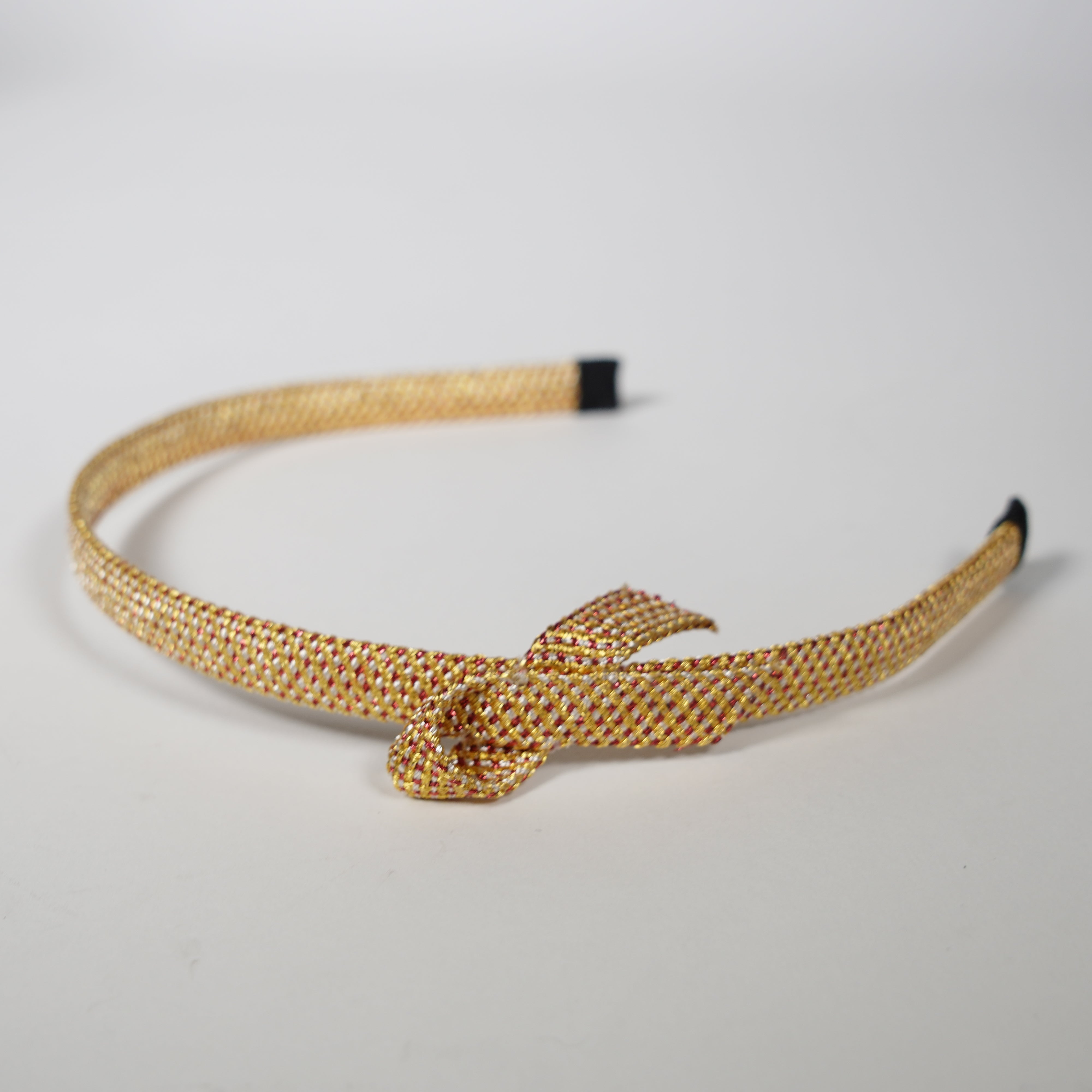 Headband / Metallic Thread / Gold & Silver