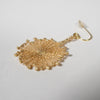 Gold Thread / Embroidery Earrings / Firework