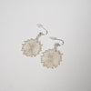 Gold Thread / Embroidery Earrings / Firework