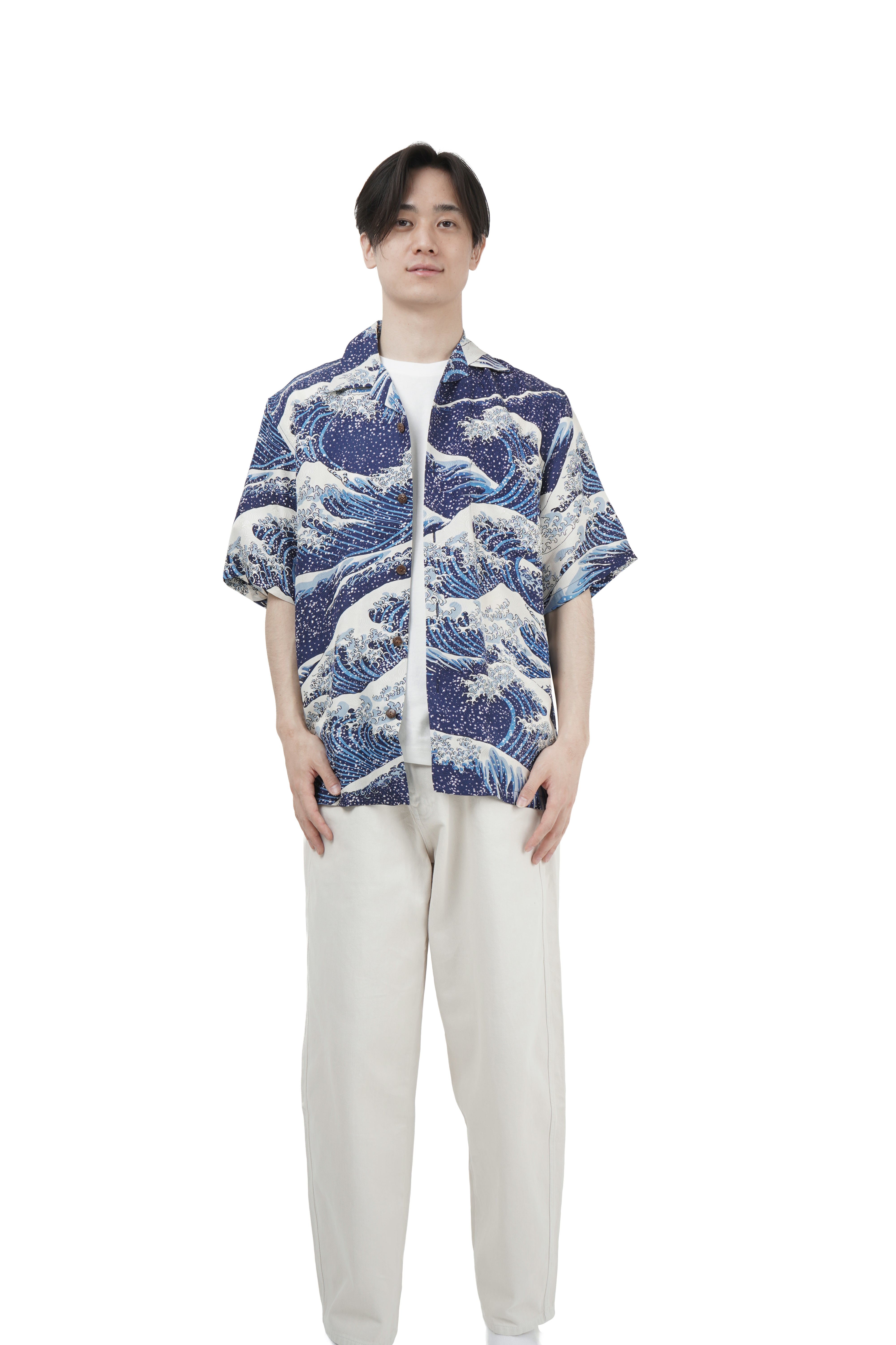 Aloha Shirt / Hokusai Katsushika / The Great Wave
