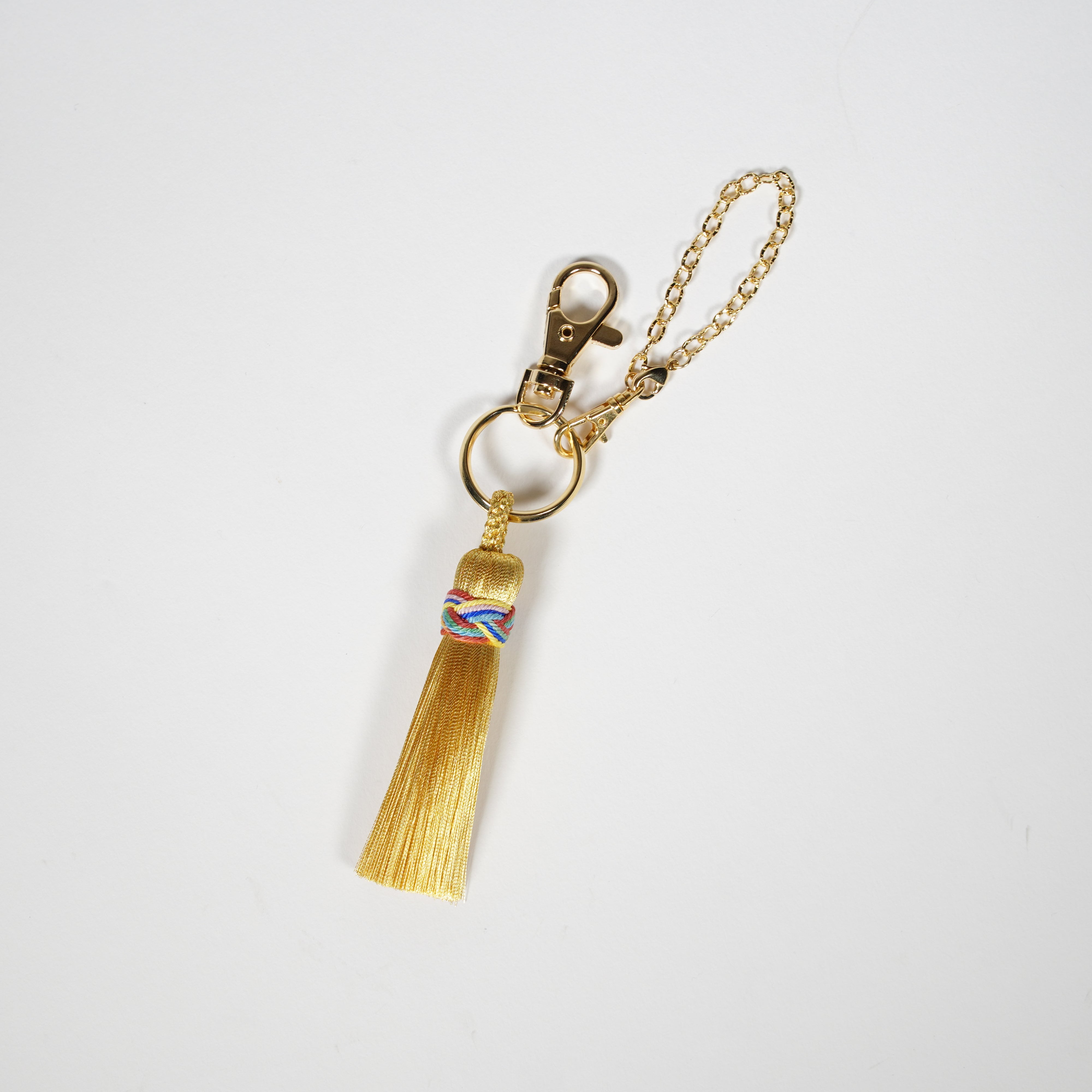 Protection Tassel Charm / Metallic Thread / Ward off Evil / Medium