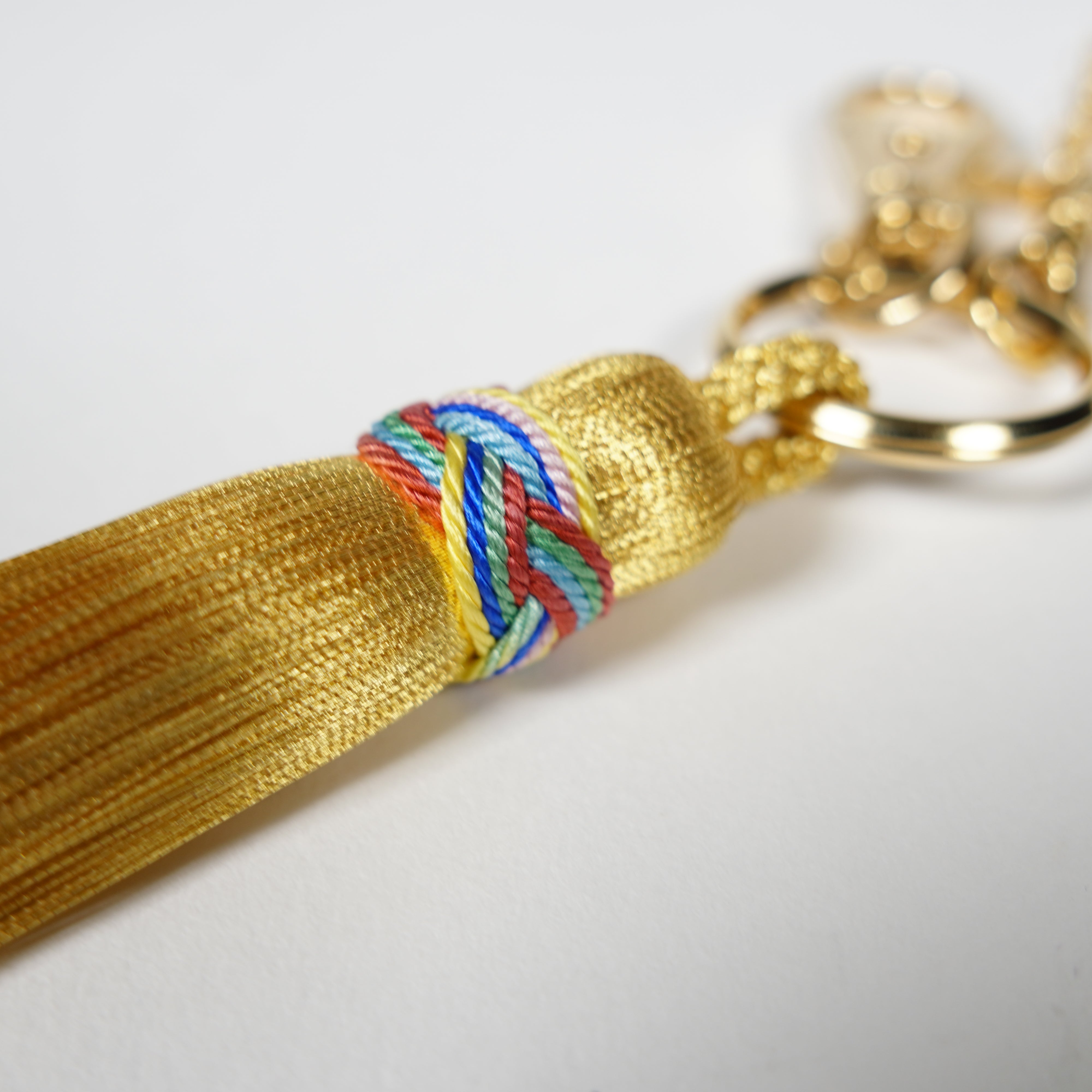 Protection Tassel Charm / Metallic Thread / Ward off Evil / Medium