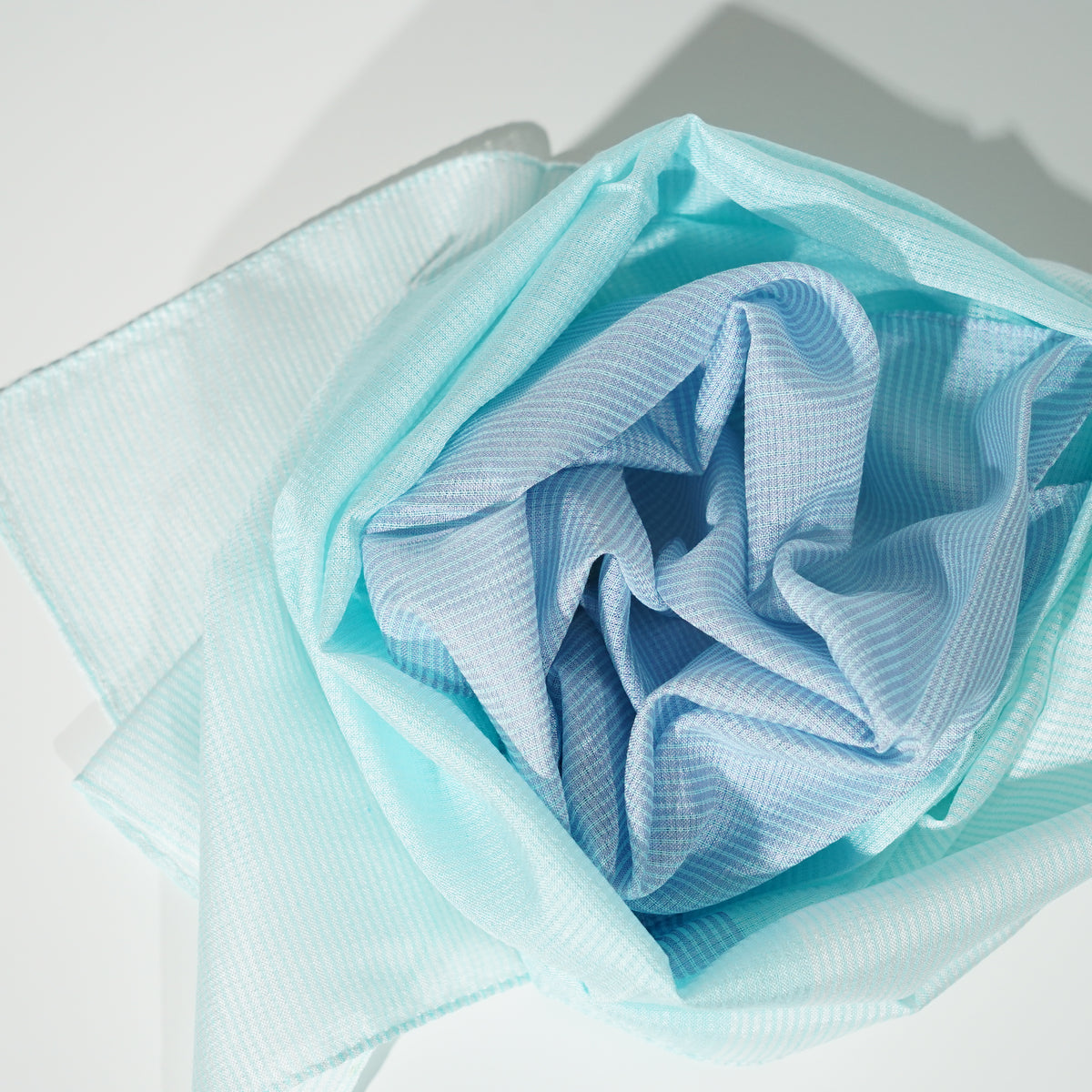 Silk Scarf / TONIKARU / Sapphire Blue
