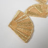 Gold Thread / Embroidery Charm / Folding Fan