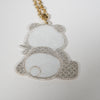 Gold Thread / Embroidery Charm / Giant Panda