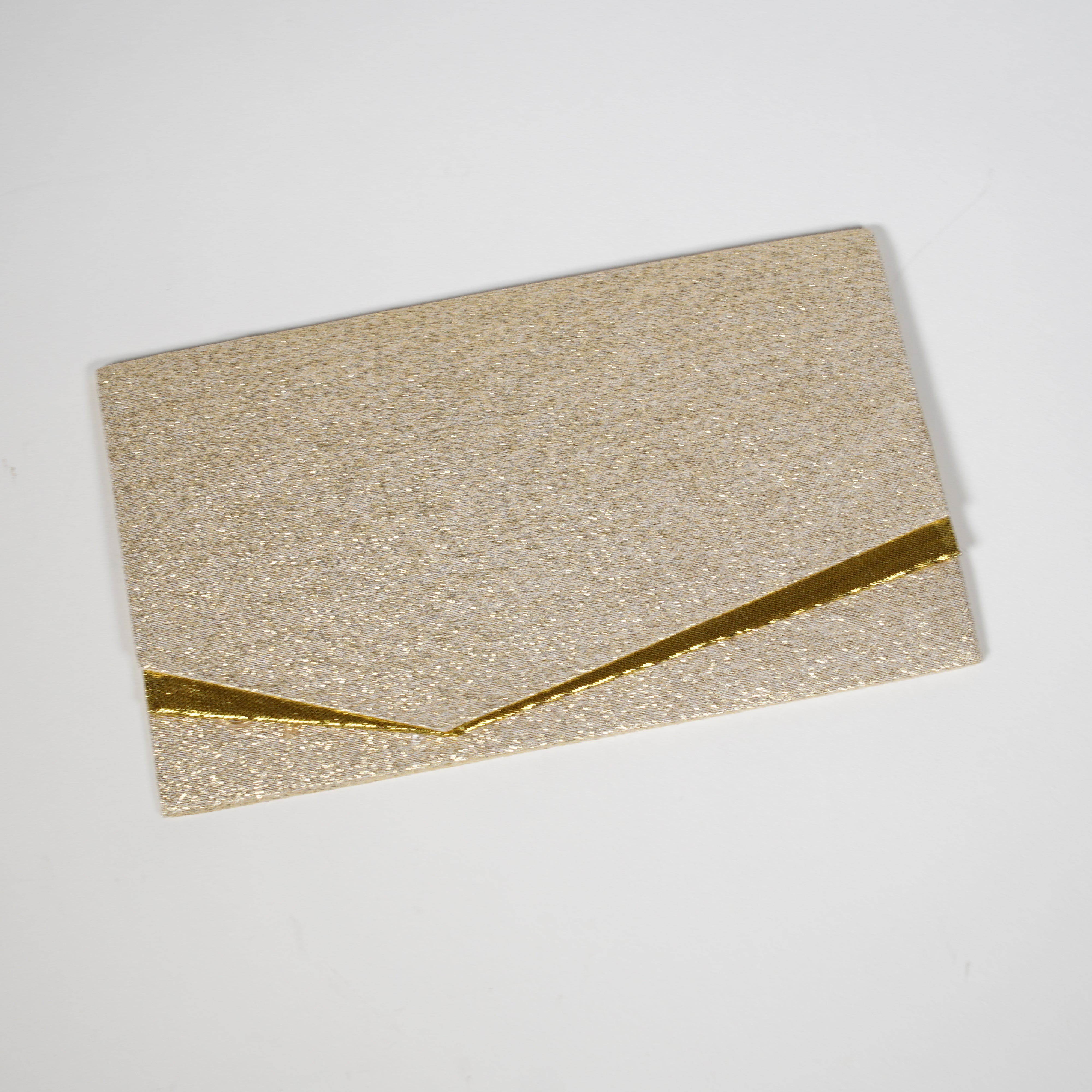 Fortune Pouch / Metallic Thread / Gold & Silver (Ticket Case)