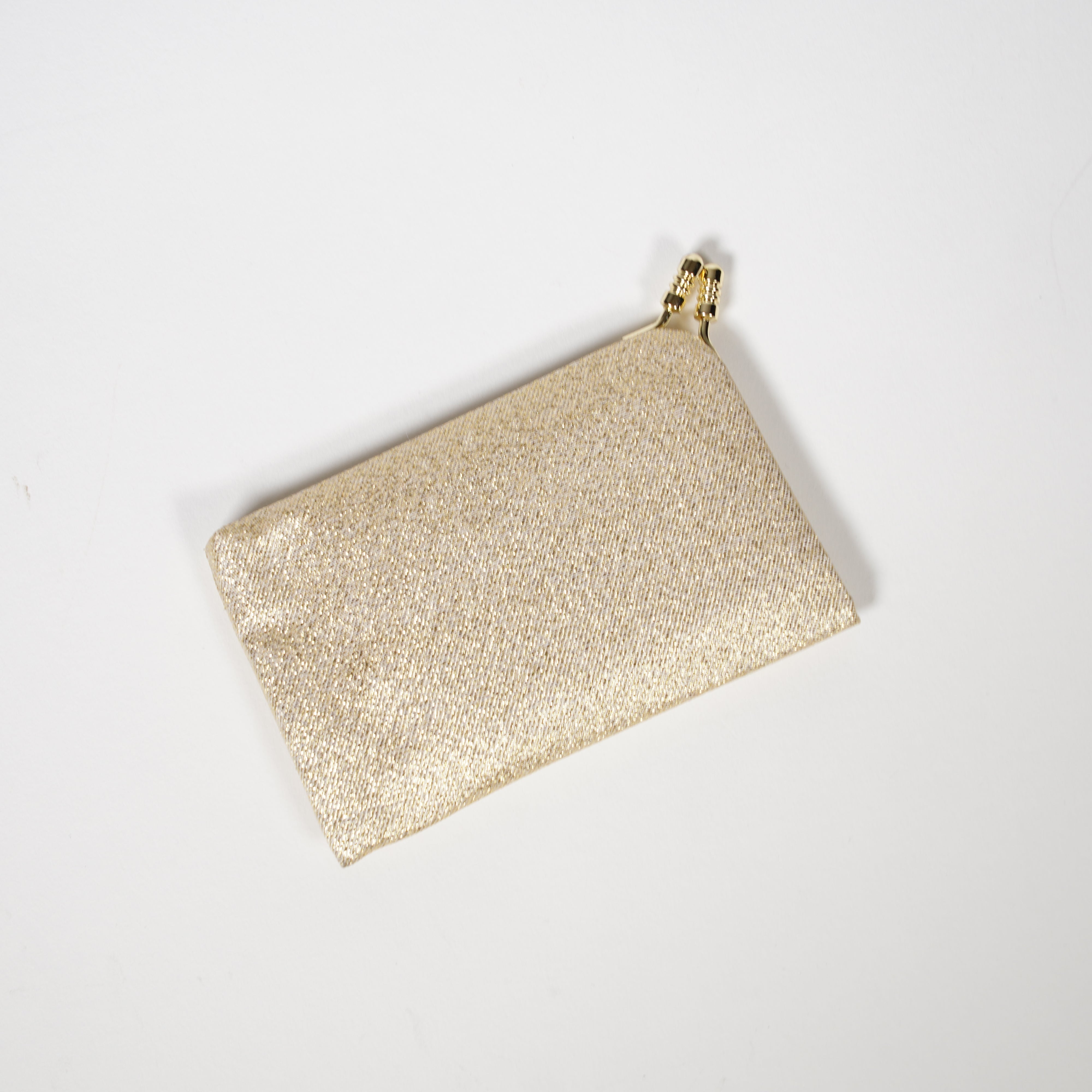 Card Case / Metallic Thread / Gold & Silver