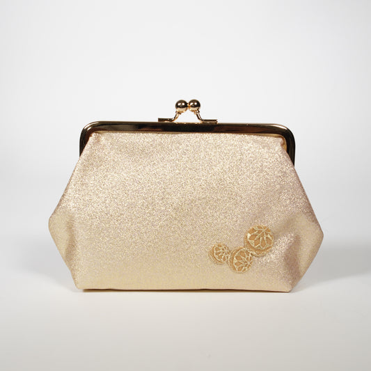 Gold Thread / Purse with a clasp