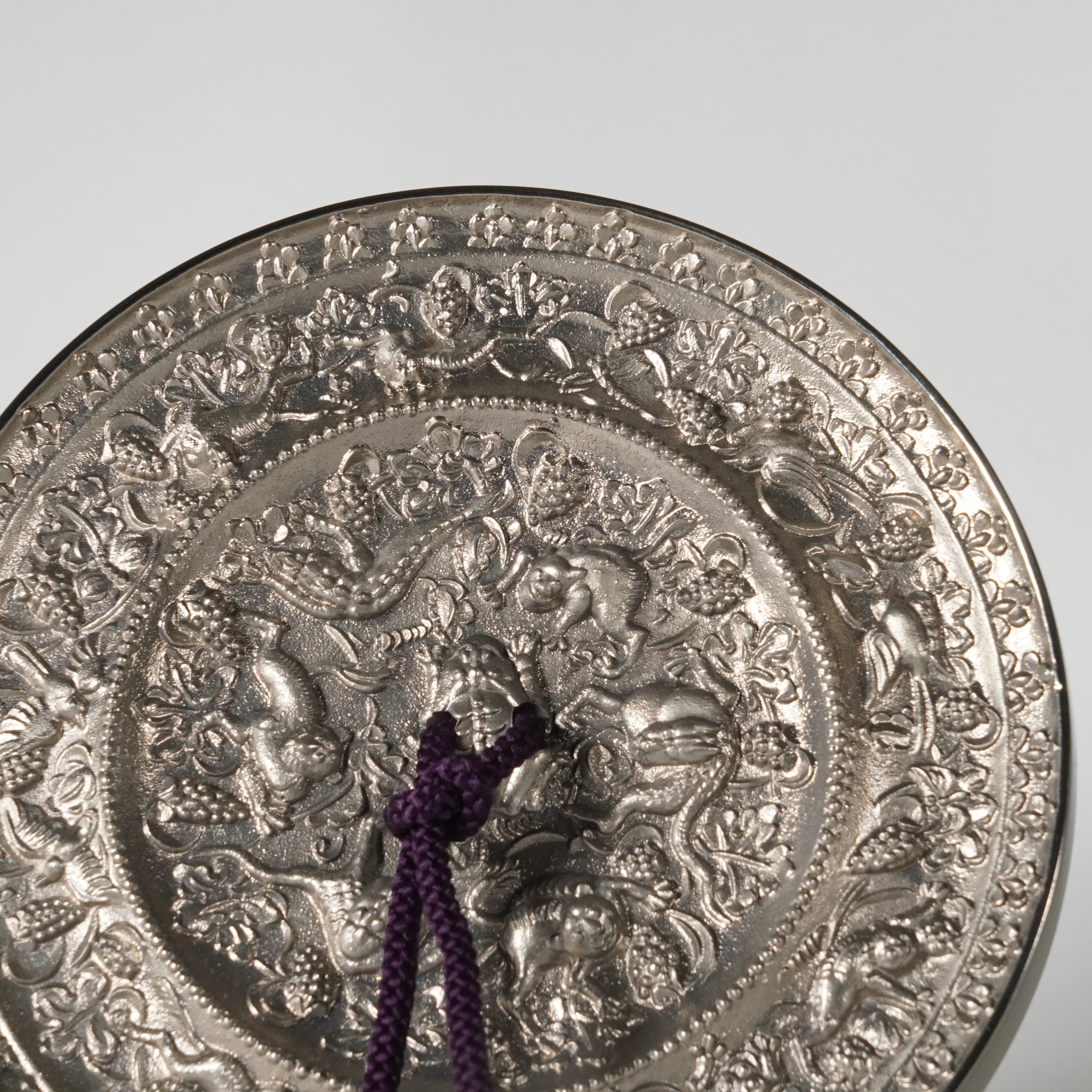 Miroir magique à motifs de créatures marines et de raisins