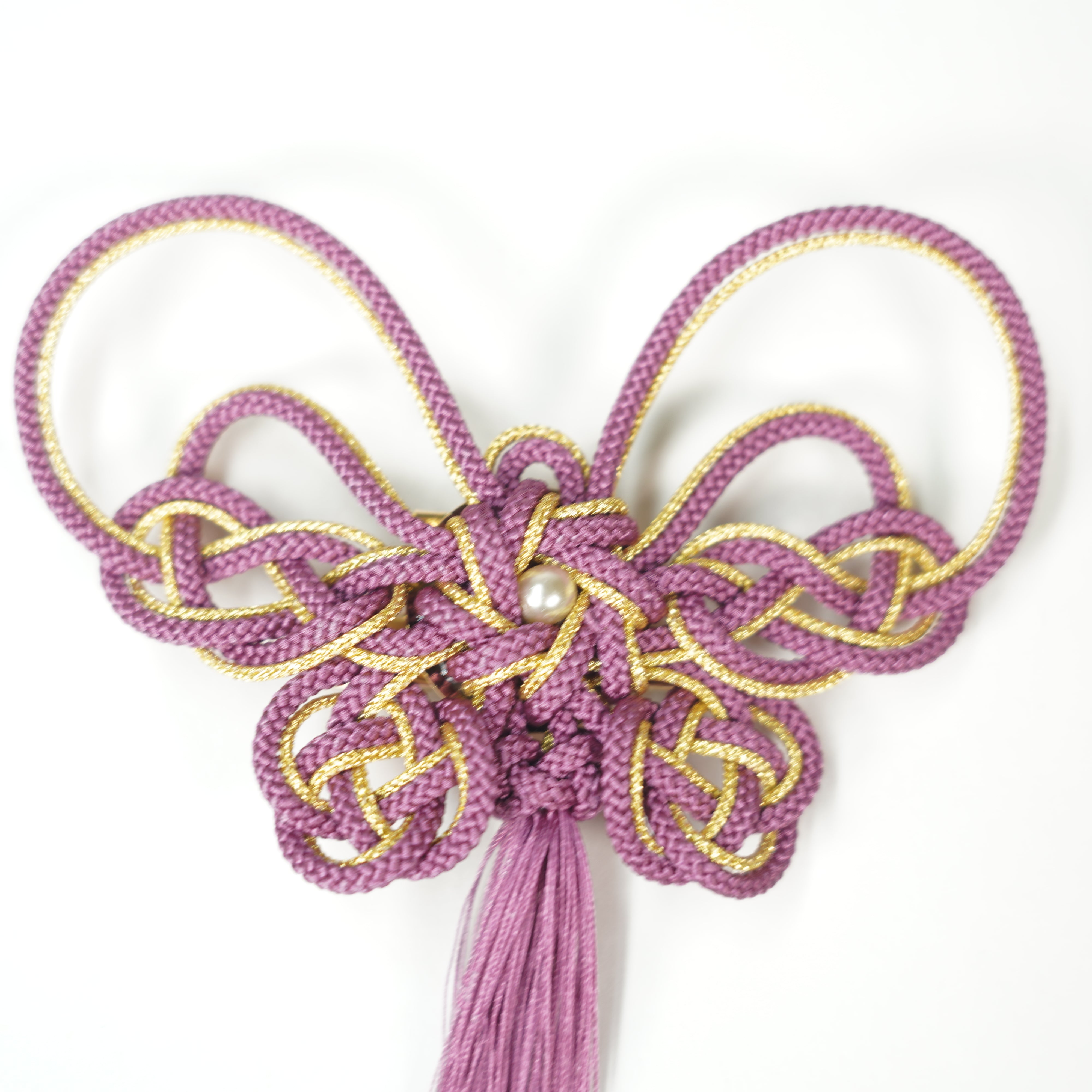 Ornement de cheveux de papillon / violet