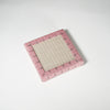 Mini Tatami Mat / Pink Hemp Flower