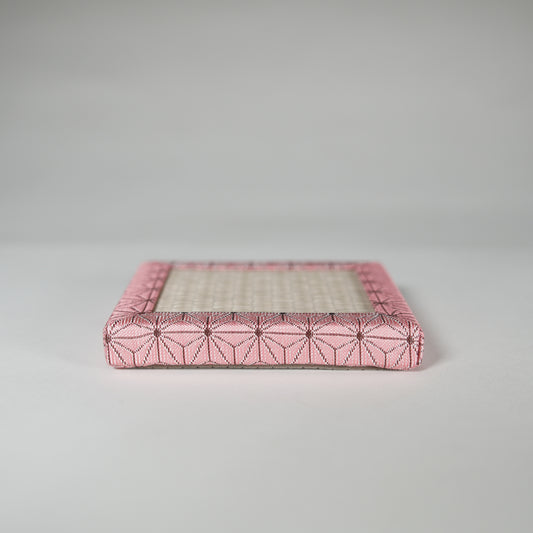 Mini Tatami Mat / Pink Hemp Flower