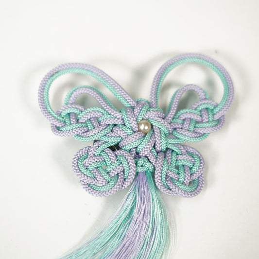 Adorno para el cabello de mariposa / azul