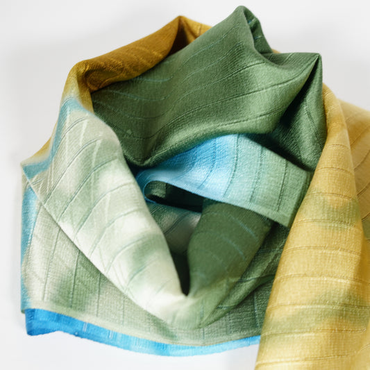 Kyo Yuzen / Silk Stole / Yokodan