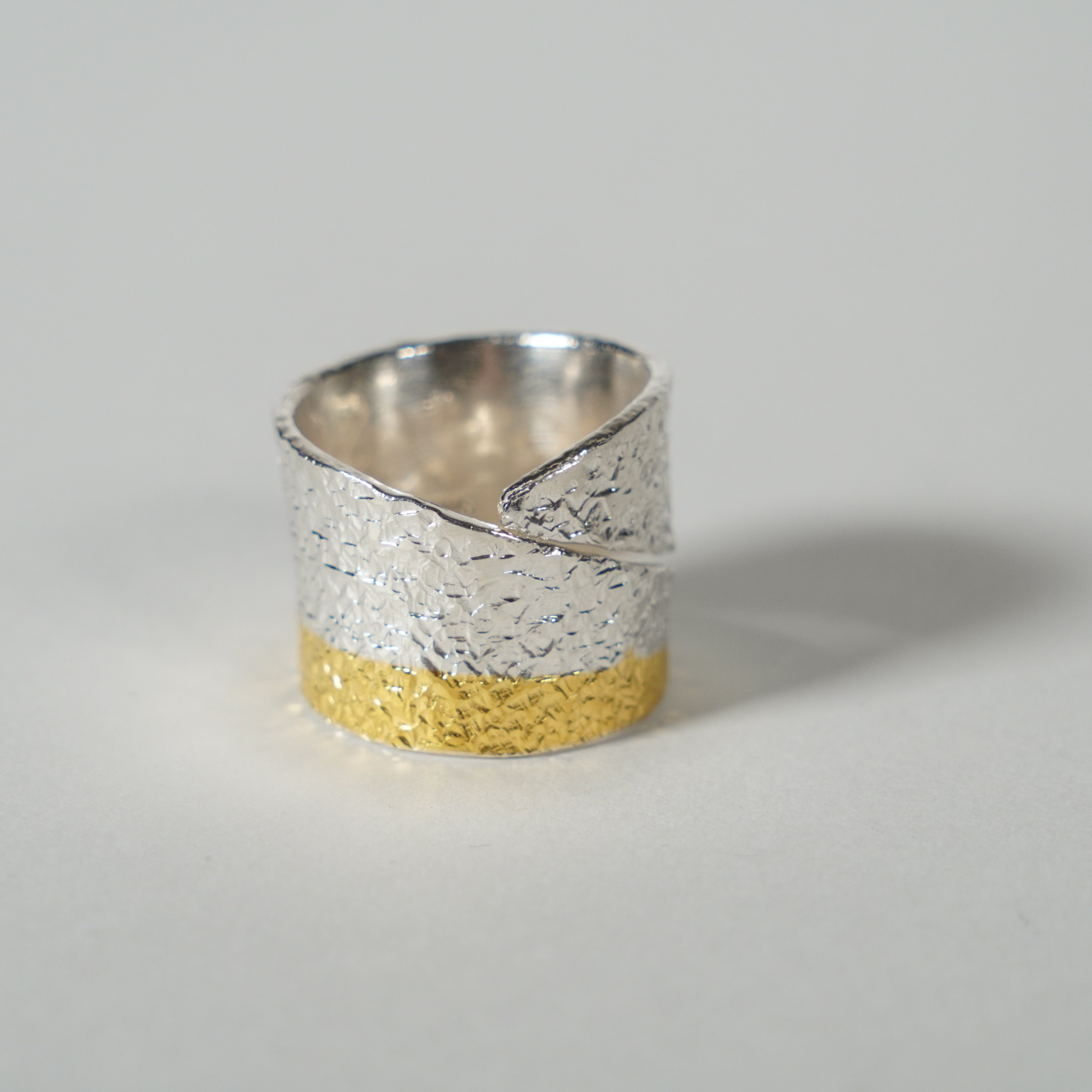 Silberring / Gold & Silber