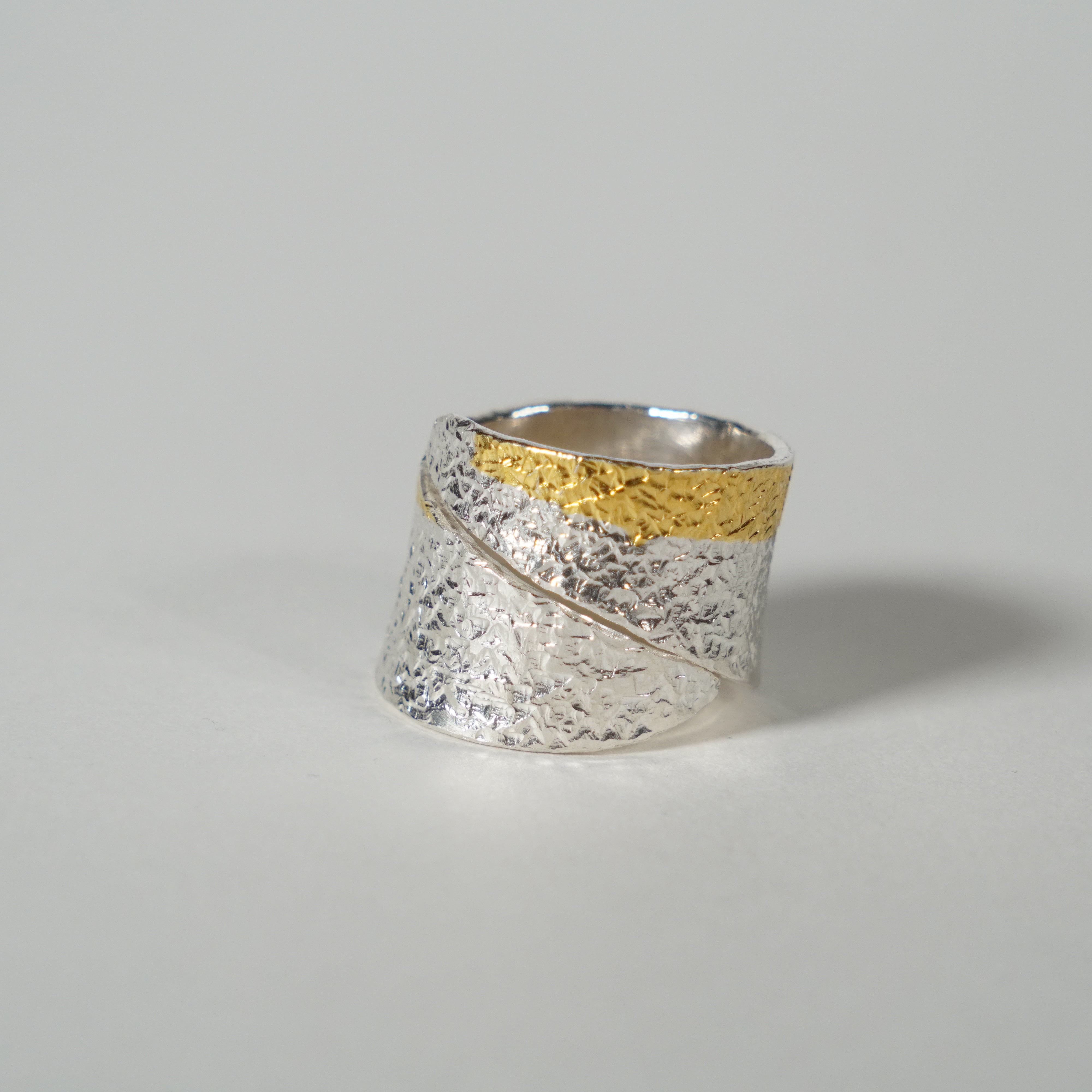 Silberring / Gold & Silber