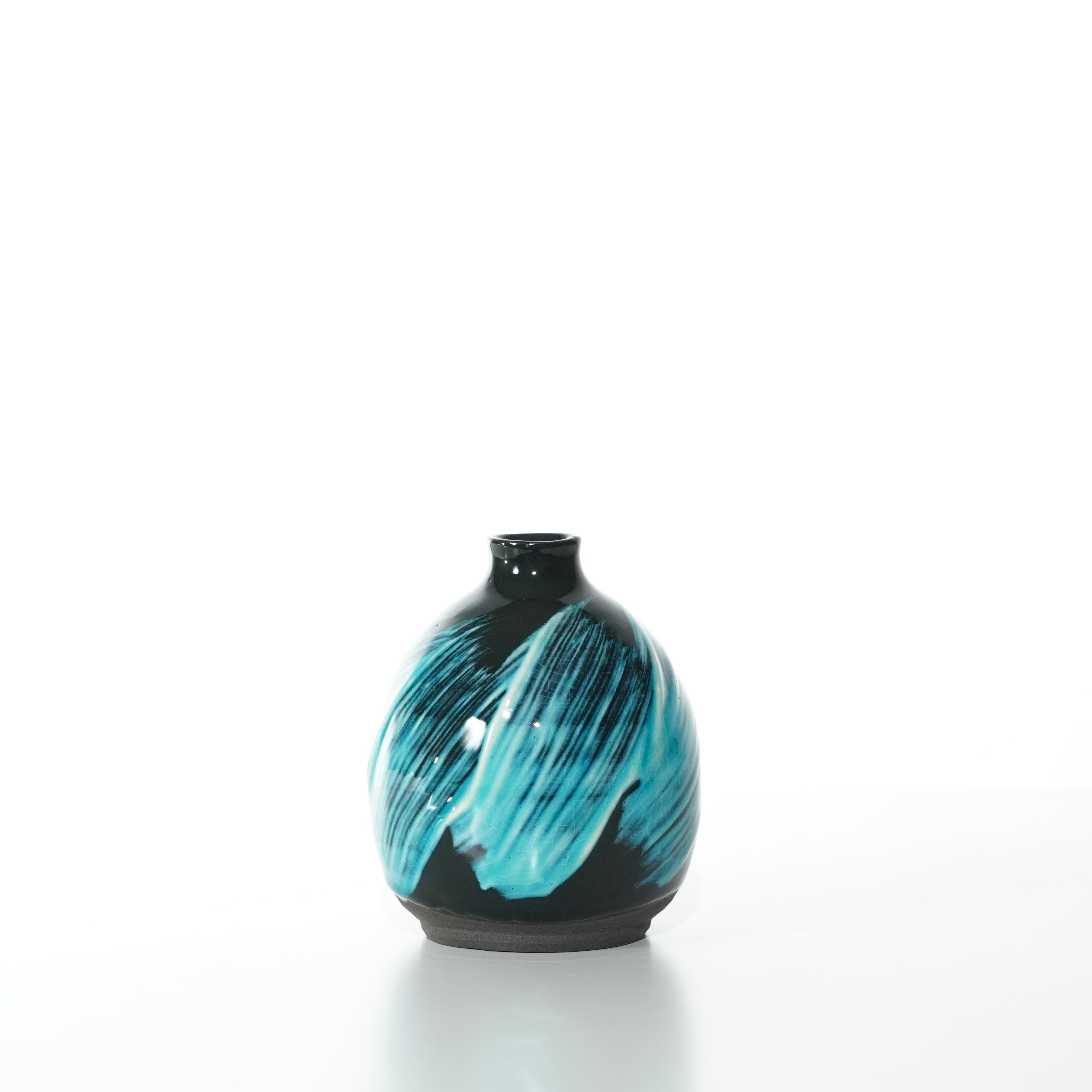 Single-Flower Vase / Blue Glaze / No.1