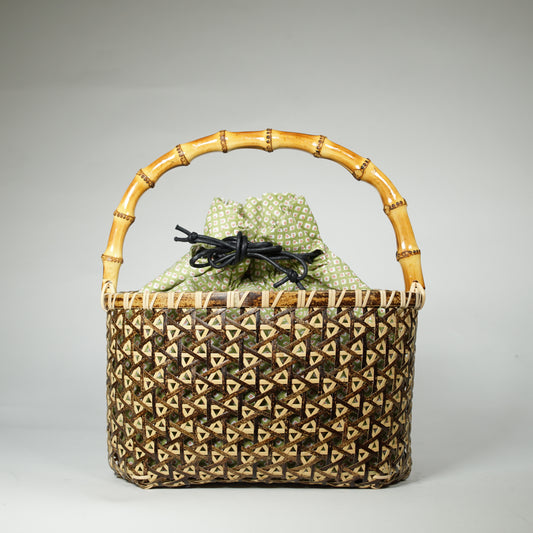 대나무 가방 / 스케일 뜨개질
