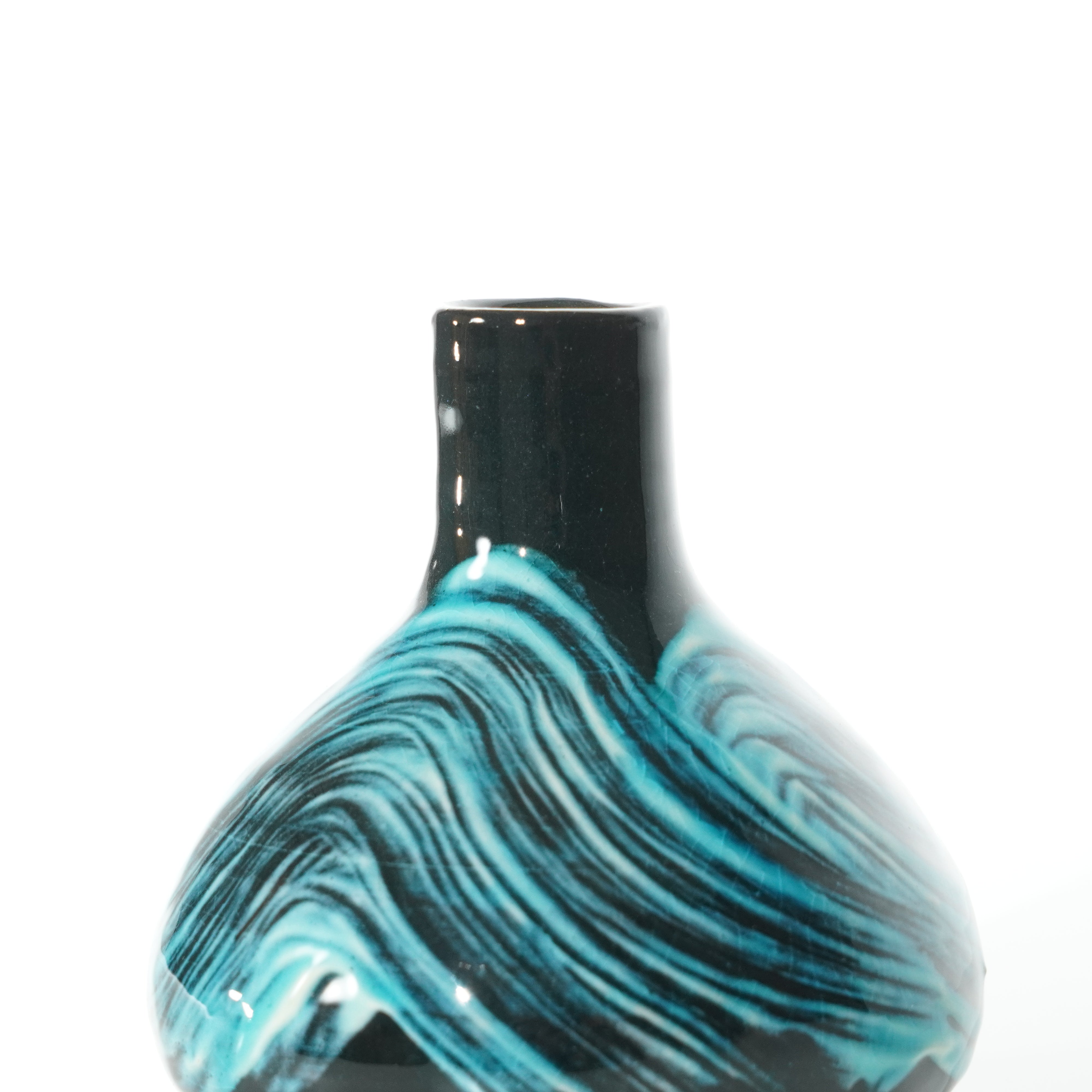 Single-Flower Vase / Blue Glaze / No.2