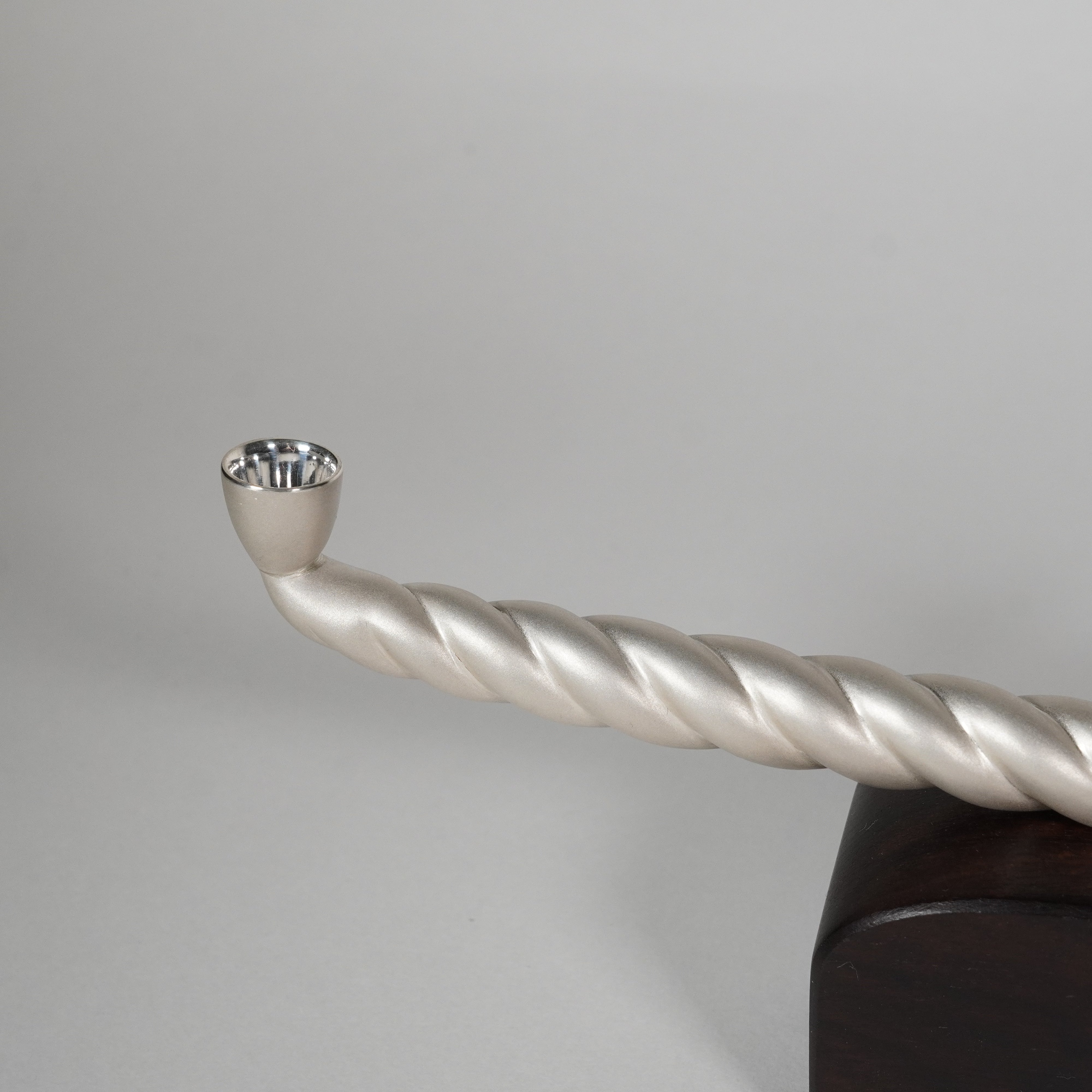 Twisted Kiseru Smoking Pipe / Mokume-Gane