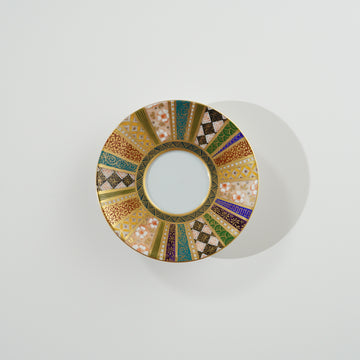 Indent Saucer / Auspicious Design