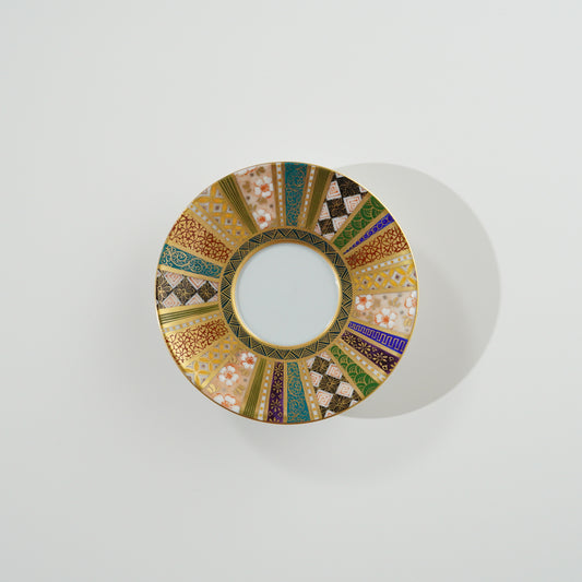 Indent Saucer / Auspicious Design