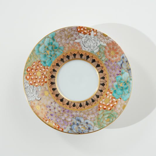 Indent Saucer / Auspicious Design