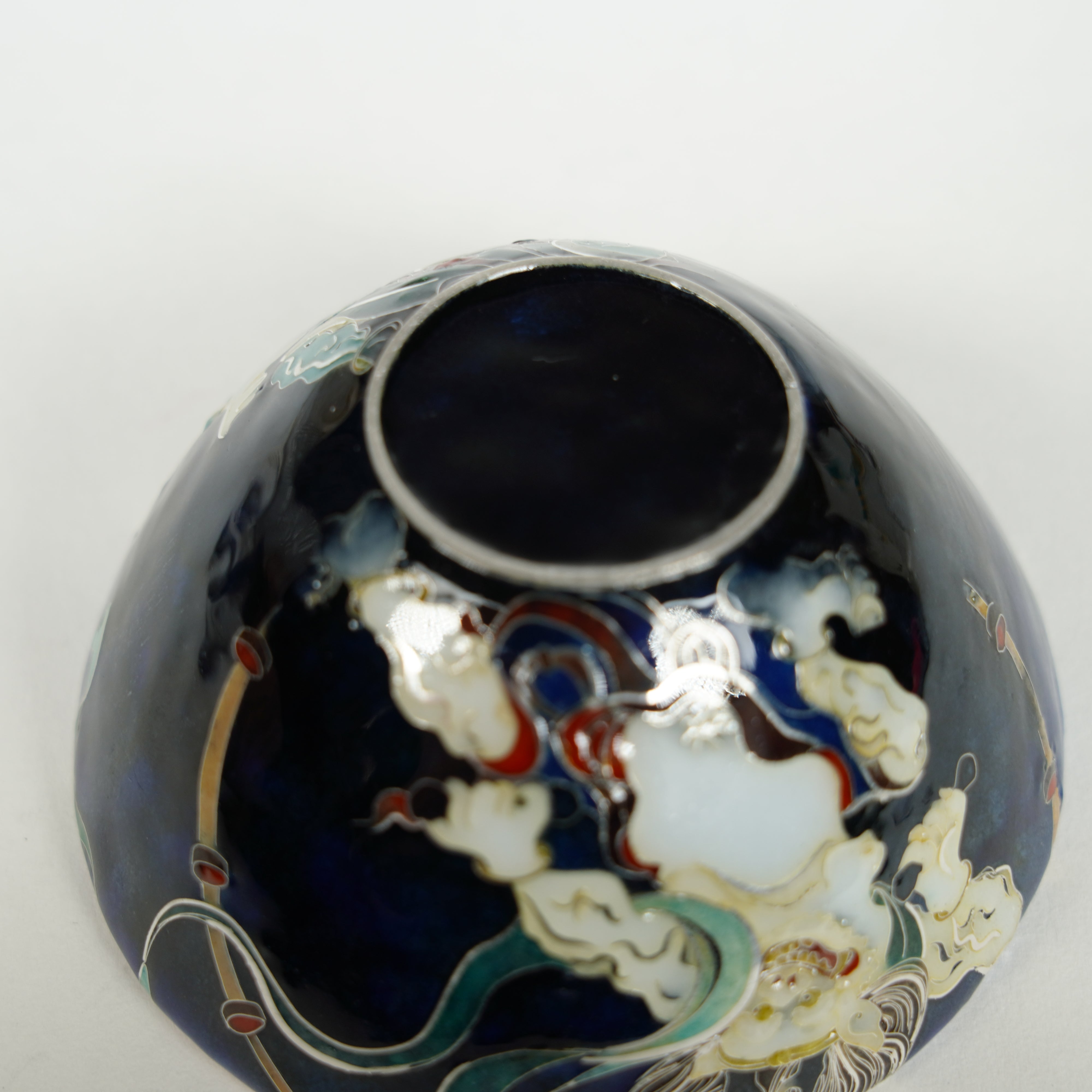 Kyoto Cloisonne / Guinomi / Wind God and Thunder God