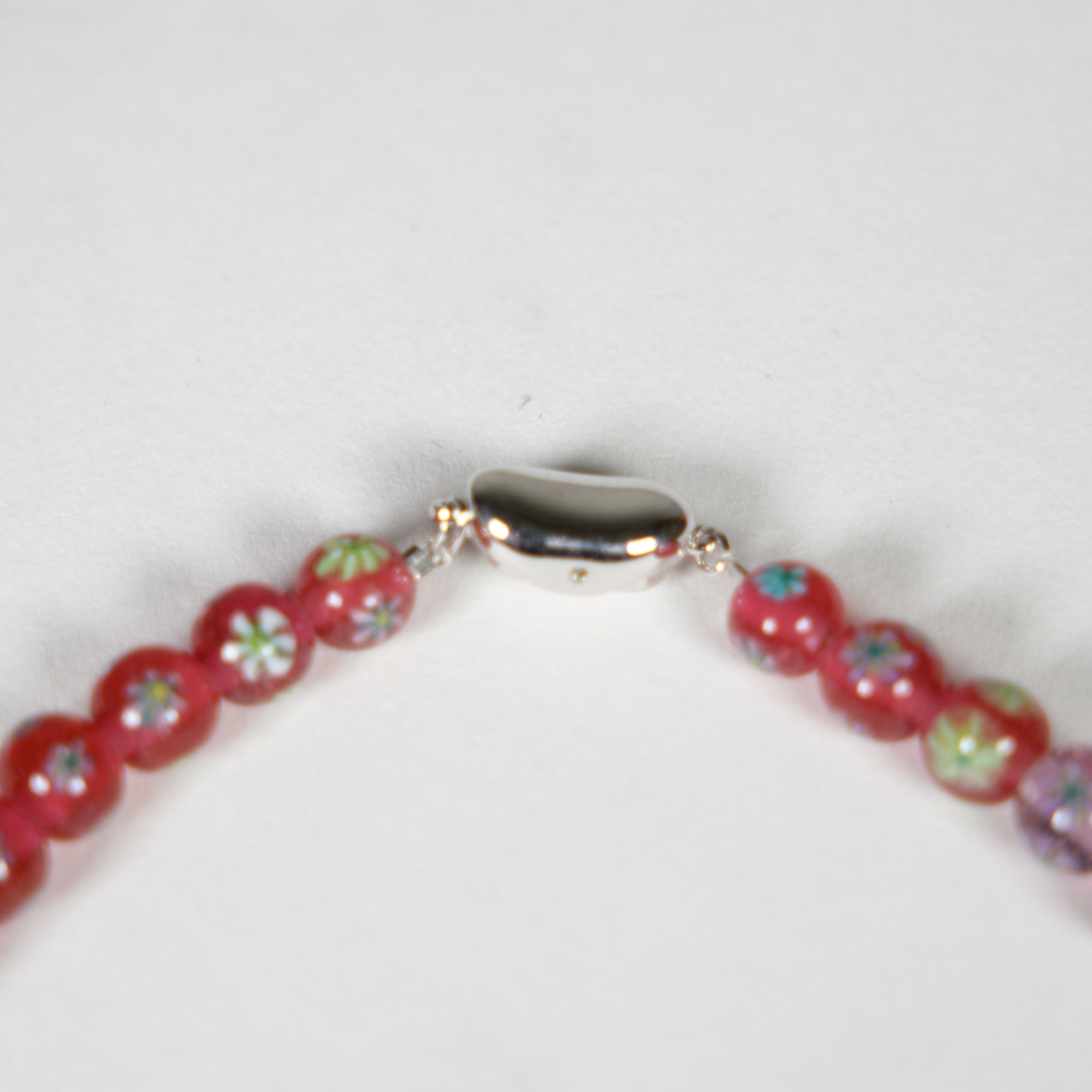 Glasperlen Neckalce / Rot