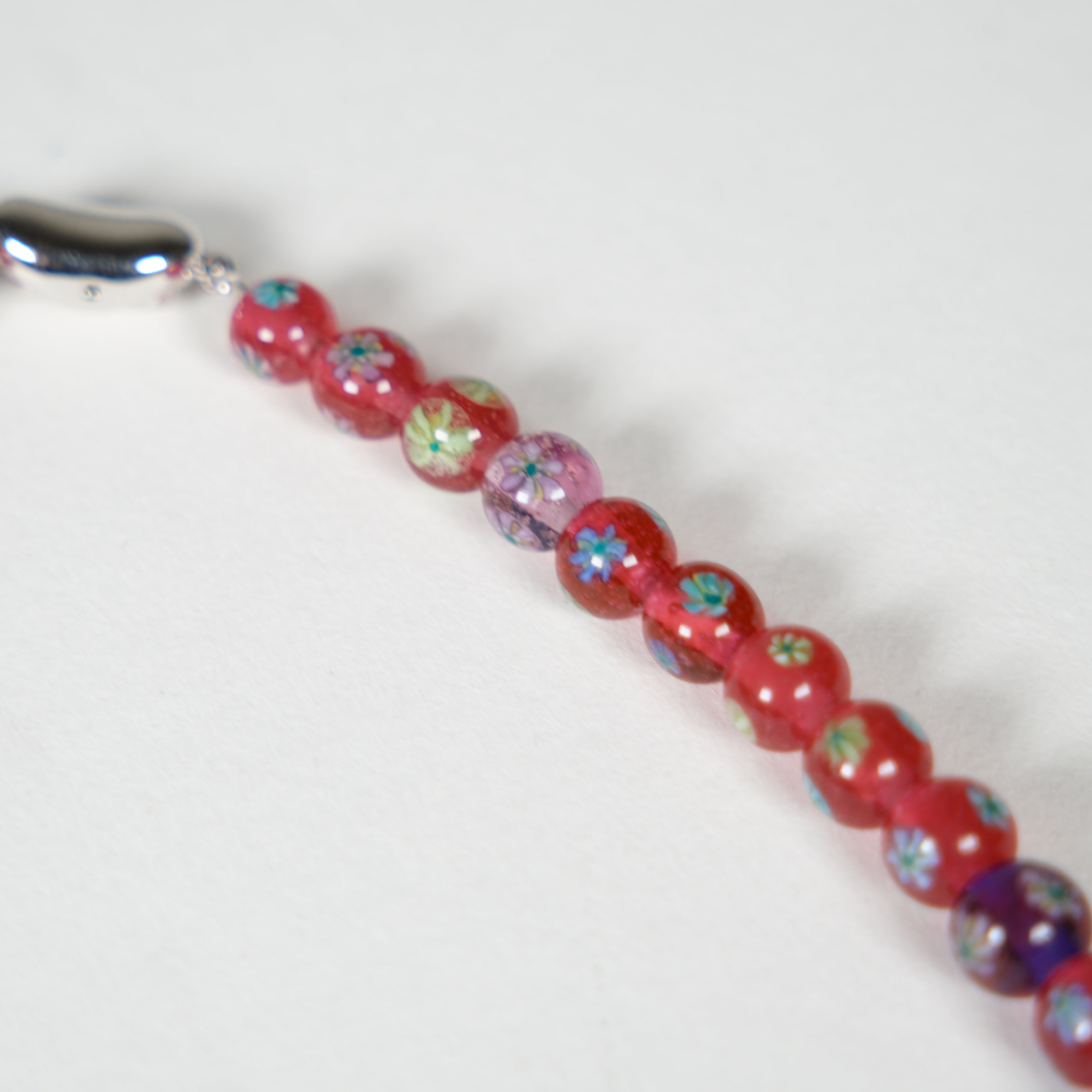 Glasperlen Neckalce / Rot