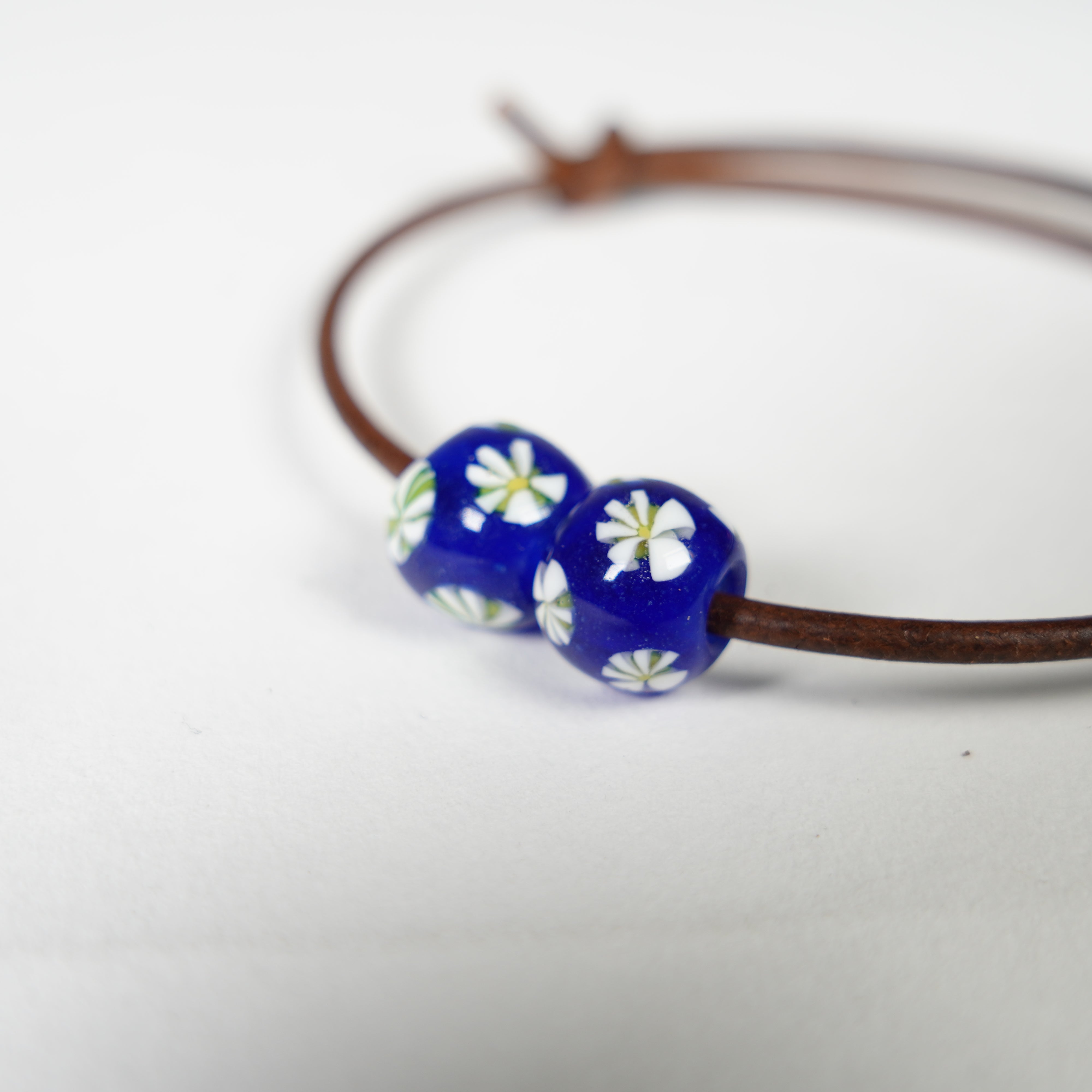 玻璃珠手镯 /蓝色