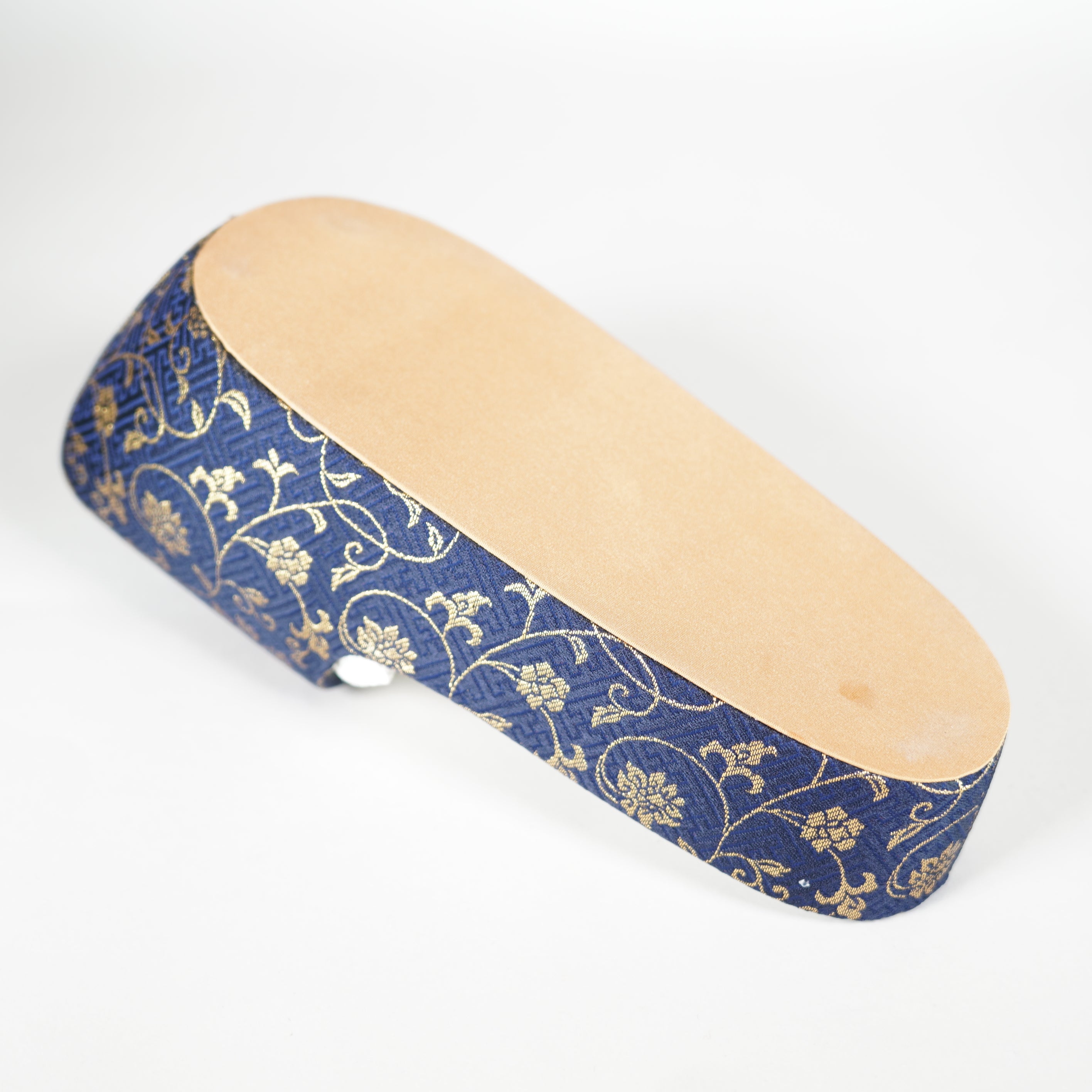 Shallow Clogs / Nishijin Textile / Arabesque / Navy Blue